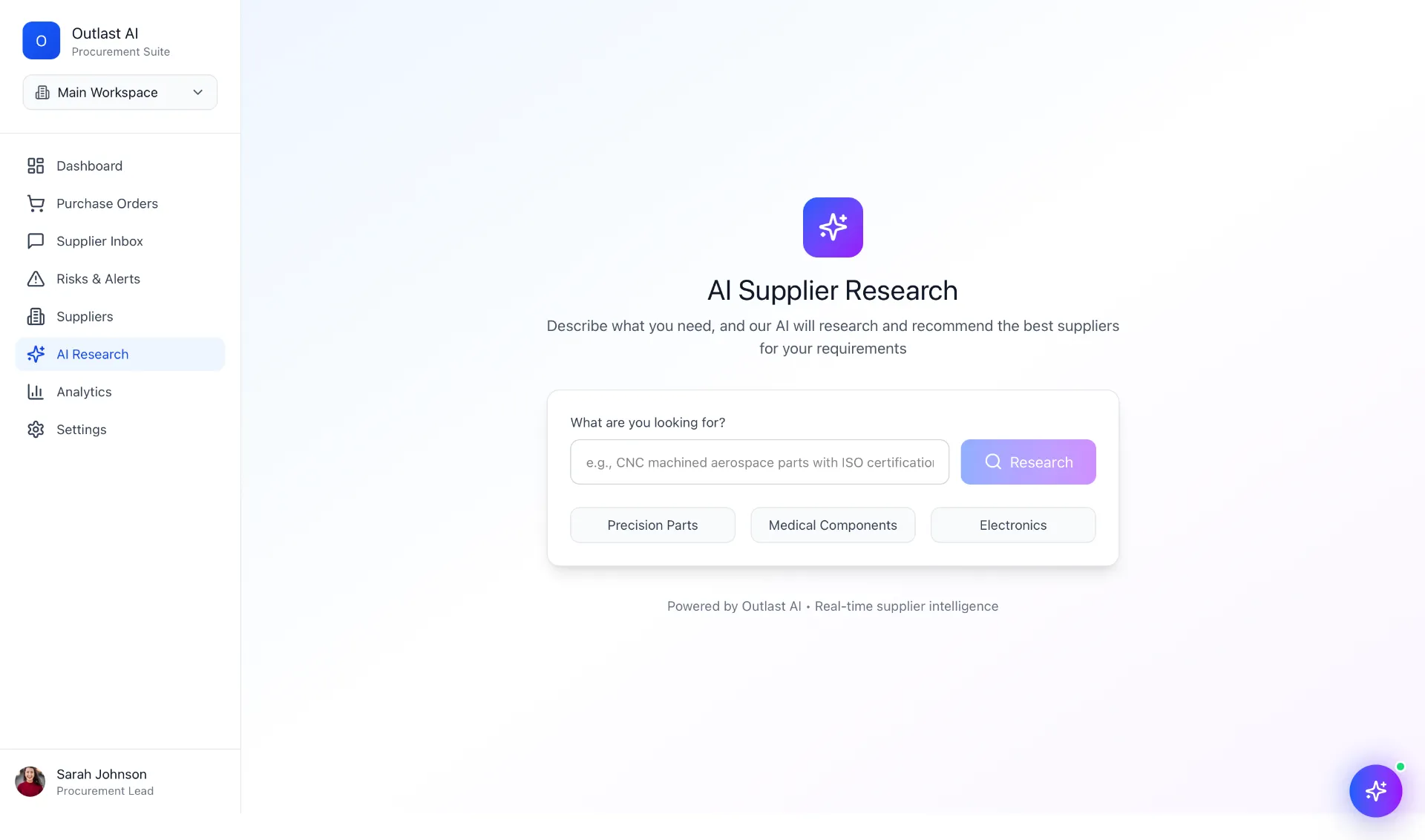 Alternative Supplier Discovery